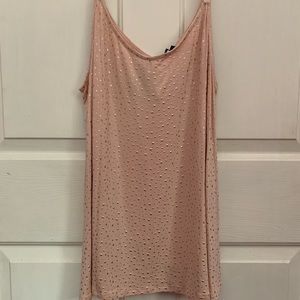 Torrid Blush Dot Swing Cami Size 2 NWT